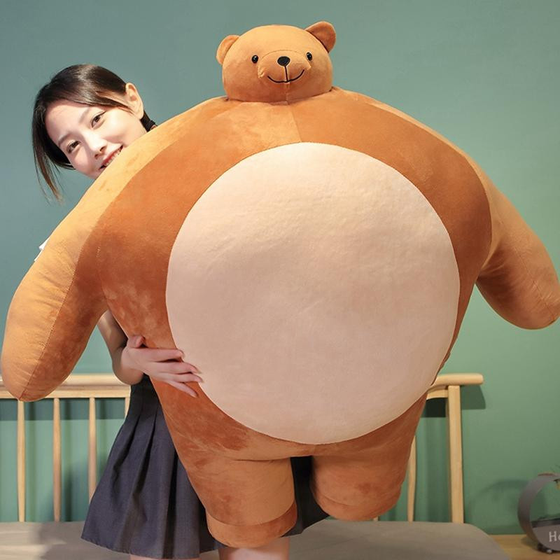 Genius Kleiner Kopf Teddybär Plüschtier, braun, 45cm, ab 14 Jahren - Bild 2