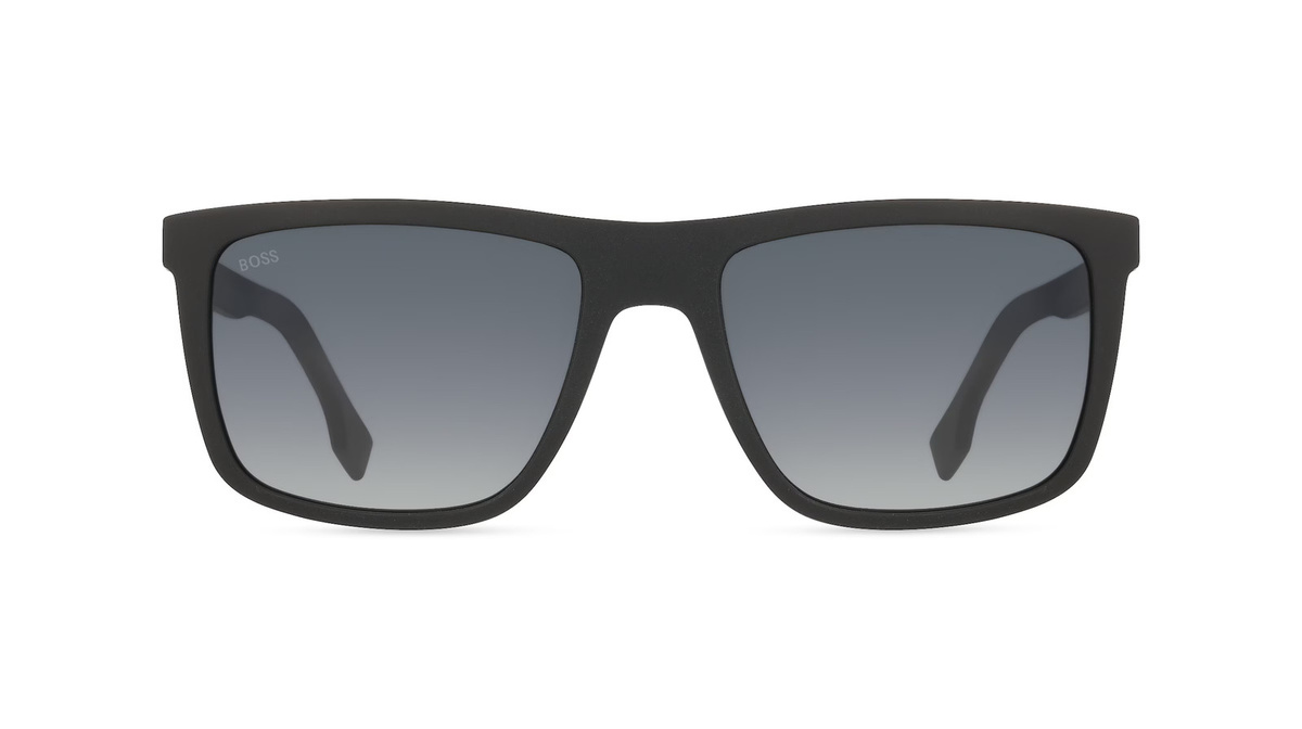 Hugo Boss 1699/S Sonnenbrille Vollrand, Eckig, Kunststoff, Herren, schwarz - Bild 1
