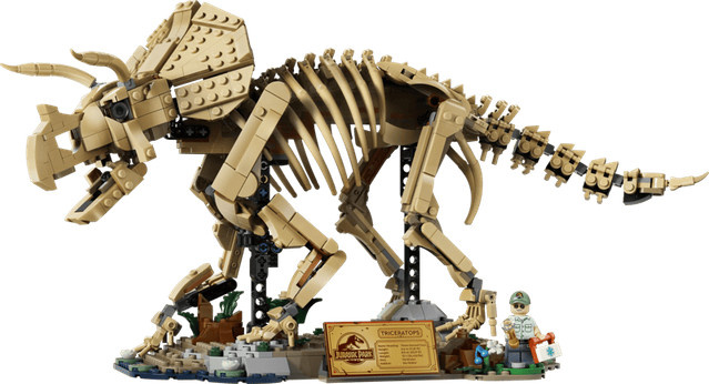 LEGO Jurassic World Dinosaurier-Fossilien Triceratops Konstruktionsspielzeug - Bild 3