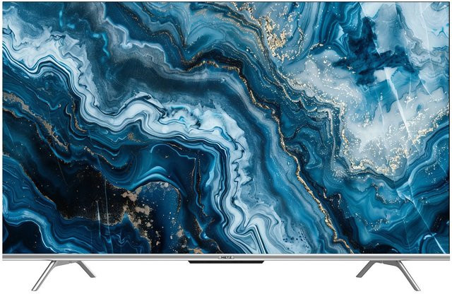METZ Smart-TV 75MUD7031Z LCD-TV mit LED-Technik, 4K Ultra HD, HDR, Sprachsteuerung, Farbe: Silber/Blau - Bild 1