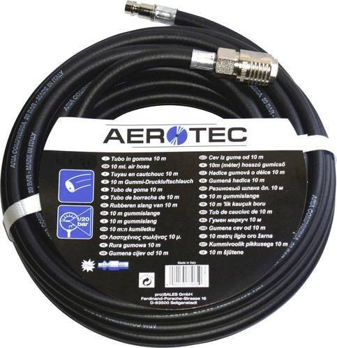 Aerotec KFZ PRO Druckluftschlauch Schwarz, Länge: 10 m, Innendurchmesser: 13 mm - Bild 1