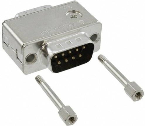 Amphenol FCE17E09AD210 Adapter Converter in Silber - Bild 1
