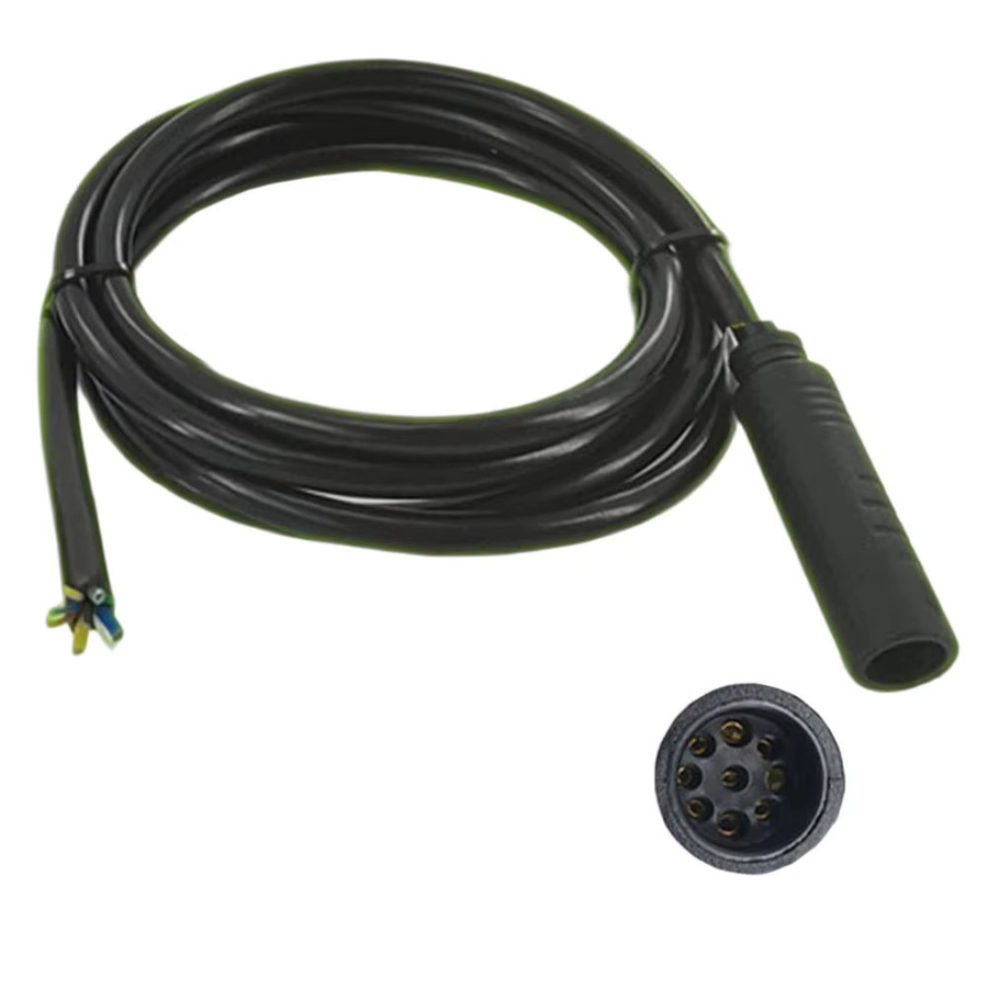 MEROCA Elektrisches E-Bike Motorkabel zur Reparatur und Motorverlängerung für AKM, Schwarz - Bild 2