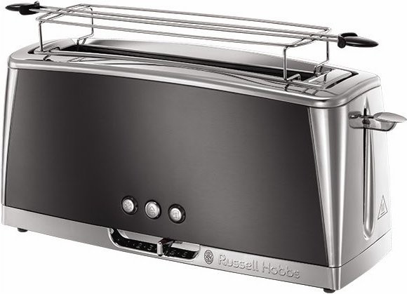 Russell Hobbs Luna Langschlitz-Toaster in Moonlight Grey - Bild 1