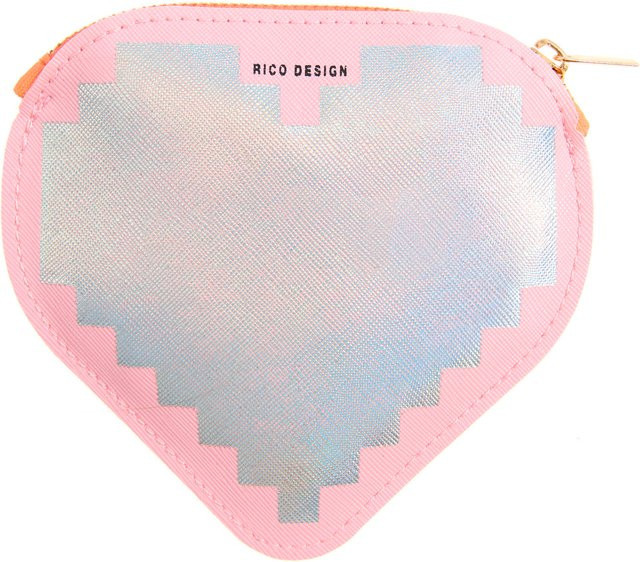 Rico Design Paper Poetry Portemonnaie Futschikato Herz in Pink - Bild 1