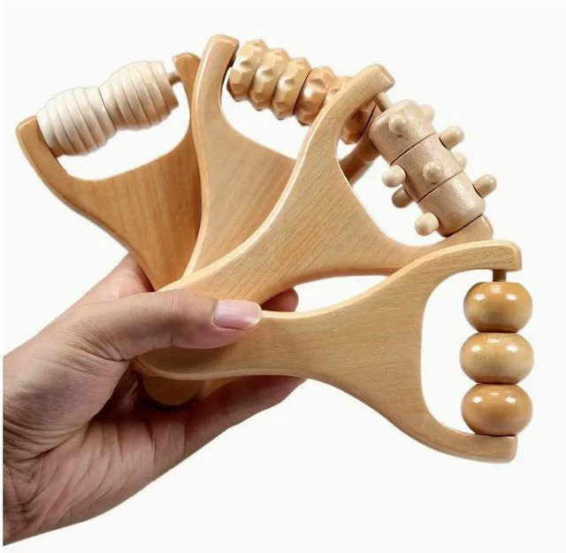 SZwatch Massagerollen-Set, 4-teilig, beige - Bild 1