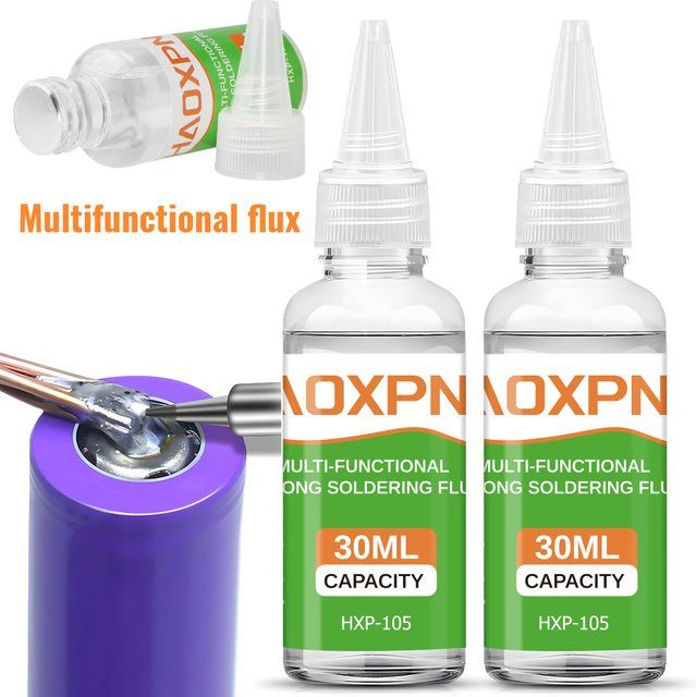 HAOXPNG Multifunktionales Flüssigflussmittel als Schweißlot für Edelstahl, Kupfer, Eisen, Nickel und verzinkte Bleche - Bild 1
