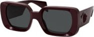 Versace VE 4473U Sonnenbrille, Quadratisch, Vollrand, Kunststoff, Damen - Bild 1