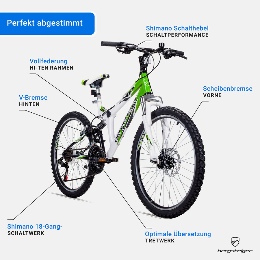 Bergsteiger Mountainbike Montreal 20 Zoll / 24 Zoll - Bild 3