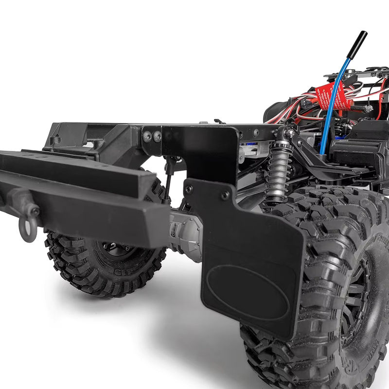 YEAHRUN Gummi-Schmutzfänger vorne und hinten für 1/10 RC Crawler Car TRX4 Trx-4 Upgrade-Teile Schwarz - Bild 2