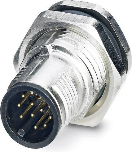 Phoenix Contact 1559932 Sensor-Aktor-Einbausteckverbinder M12 Stecker in Silber mit 12 Polen und Schraubanschluss - Bild 1