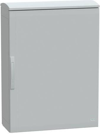 Schneider Electric Polyestergehäuse Bodenstehend mit Abdeckung, Farbe Grau, B/T/H: 100 x 75 x 32 cm, IP44 - Bild 1