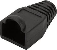 DIGITUS Knickschutztülle für RJ-45 Stecker, Schwarz - Bild 1