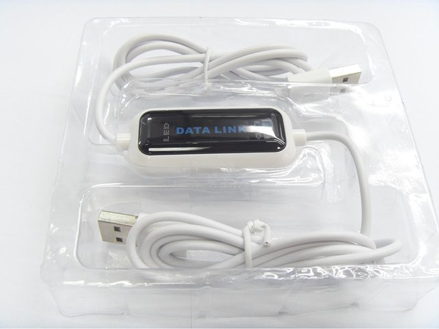 NianLenss USB 2.0 Datenkabel Weiß für PC zu PC und Notebook Datenübertragung - Bild 1