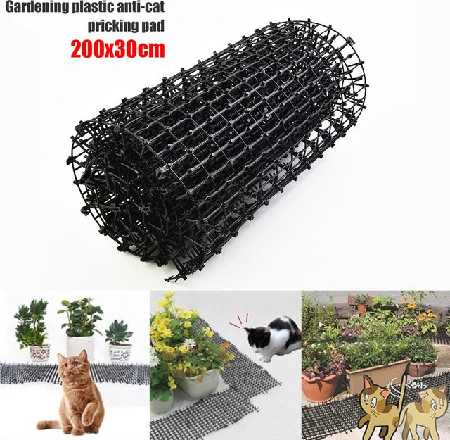 Anti-Katzen und Hunde Schädling-Repellent Matte für den Garten, B/L: 200 x 30 cm - Bild 1