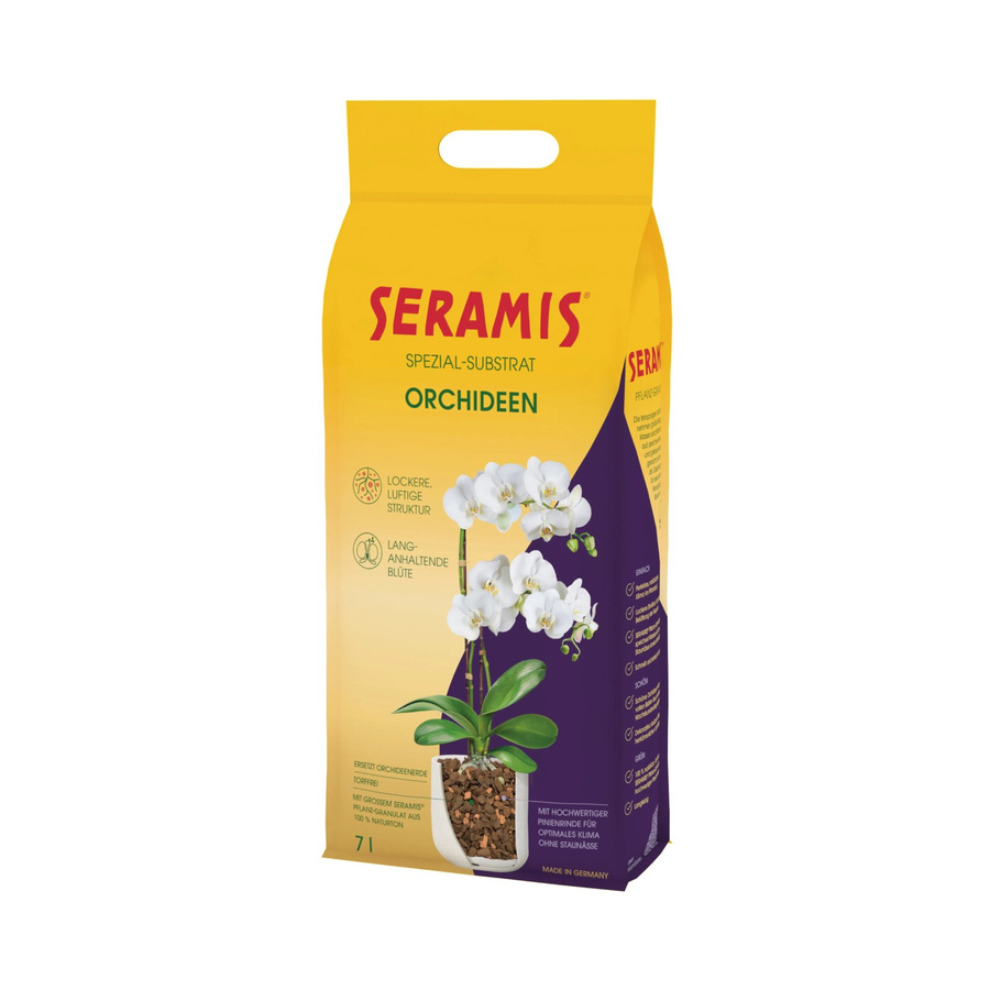 Seramis Spezial-Substrat für Orchideen, grobes Tongranulat und Pinienrinde - Bild 2