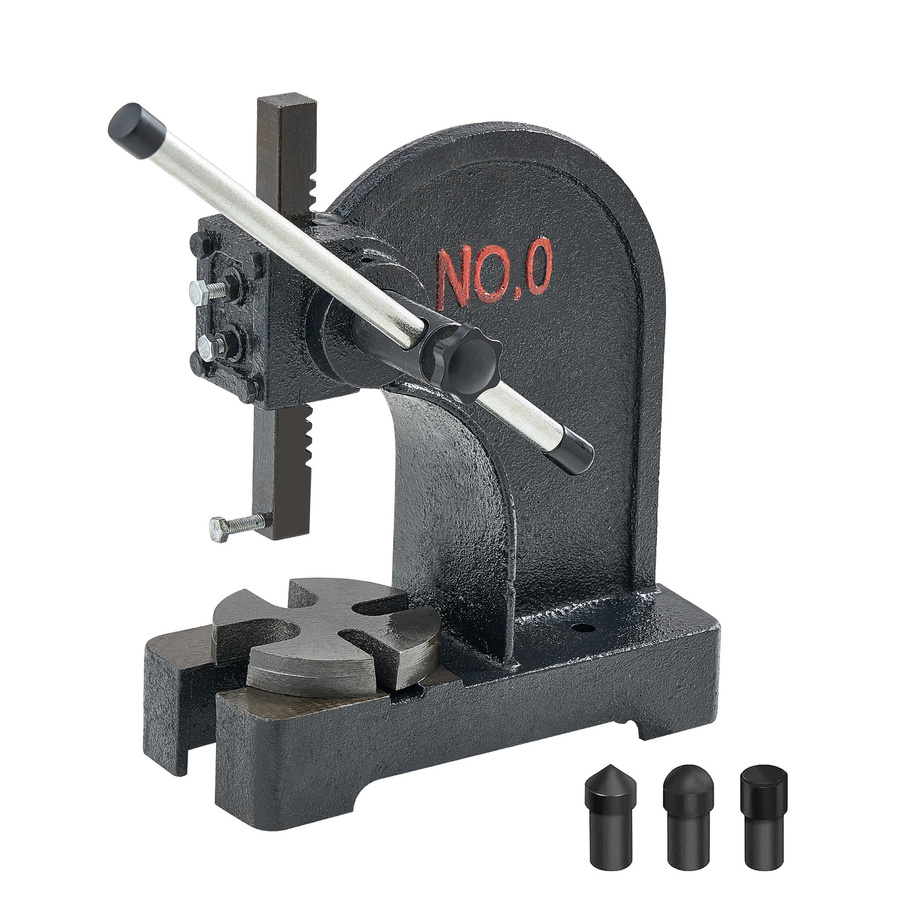 VEVOR Arborpress Manuelle Tisch-Arborpress aus Gusseisen zum Stempeln, Biegen und Formen, Maximale Höhe: 310 mm - Bild 1