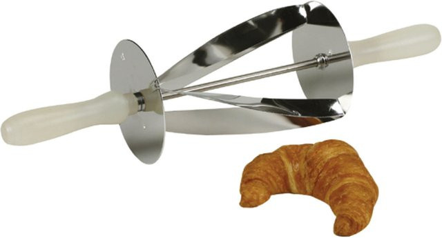 Schneider Dreieck-Ausstechwalze aus Edelstahl und Kunststoff, Weiß/Silber, L x B x H: 48 x 13 x 13 cm - Bild 1