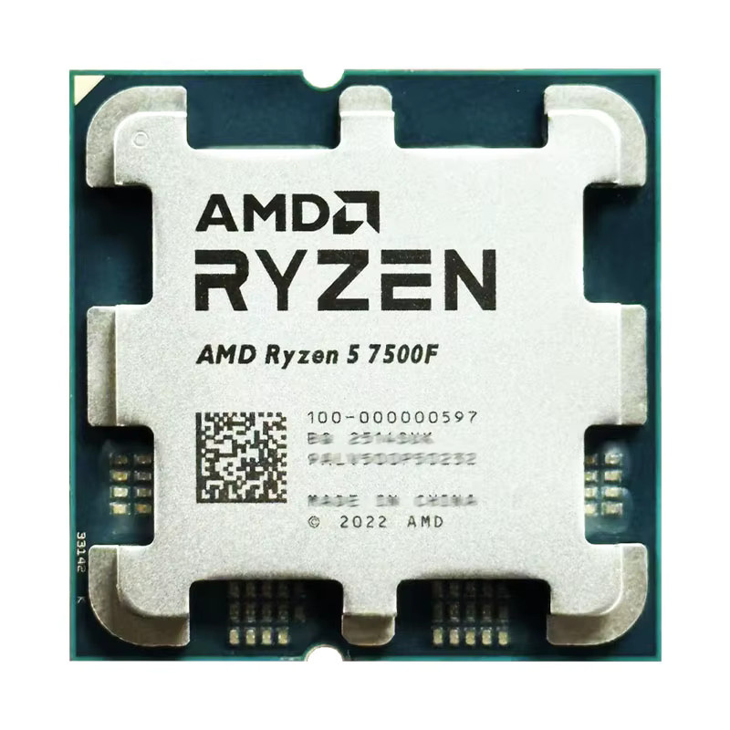 AMD Ryzen 5 7500F CPU-Prozessor, 6-Kern, 12-Thread, Sockel AM5, gebraucht, Silber - Bild 2