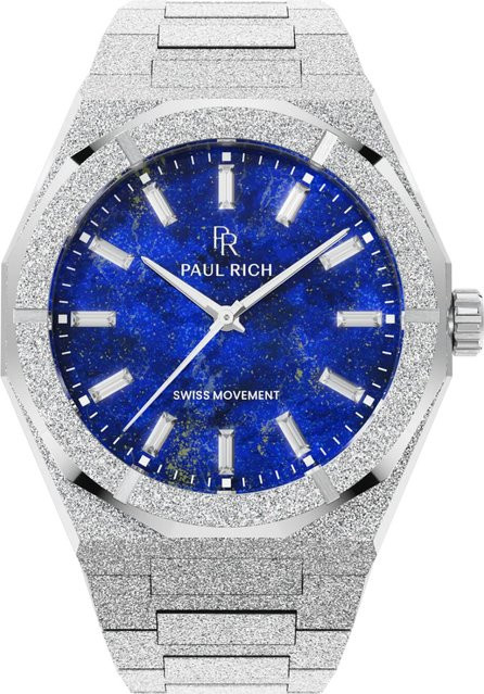 Paul Rich Herrenuhr, Quarz, Edelstahl, Blau, 43 mm, 5 ATM - Bild 1