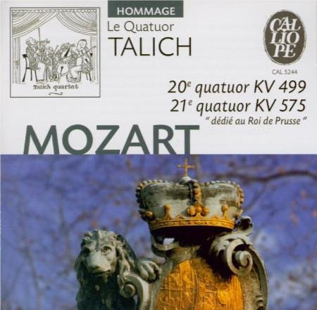 Mozart, 20. Quartett KV 499 - 21. Quartett KV, Le Quatuor Talich, CD - Bild 1