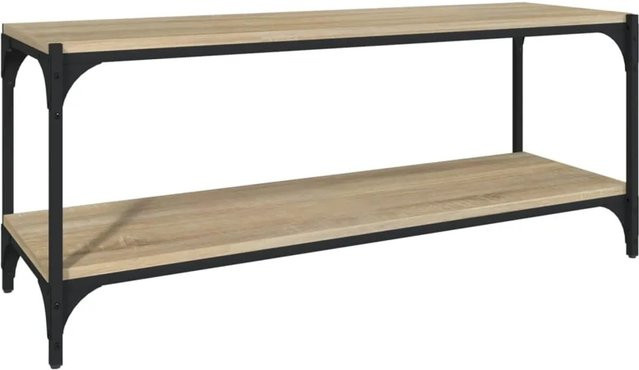 vidaXL TV-Schrank im Industrie-Stil aus Holzwerkstoff und Stahl in Sonoma-Eiche, B/T/H: 100 x 33 x 41 cm - Bild 1