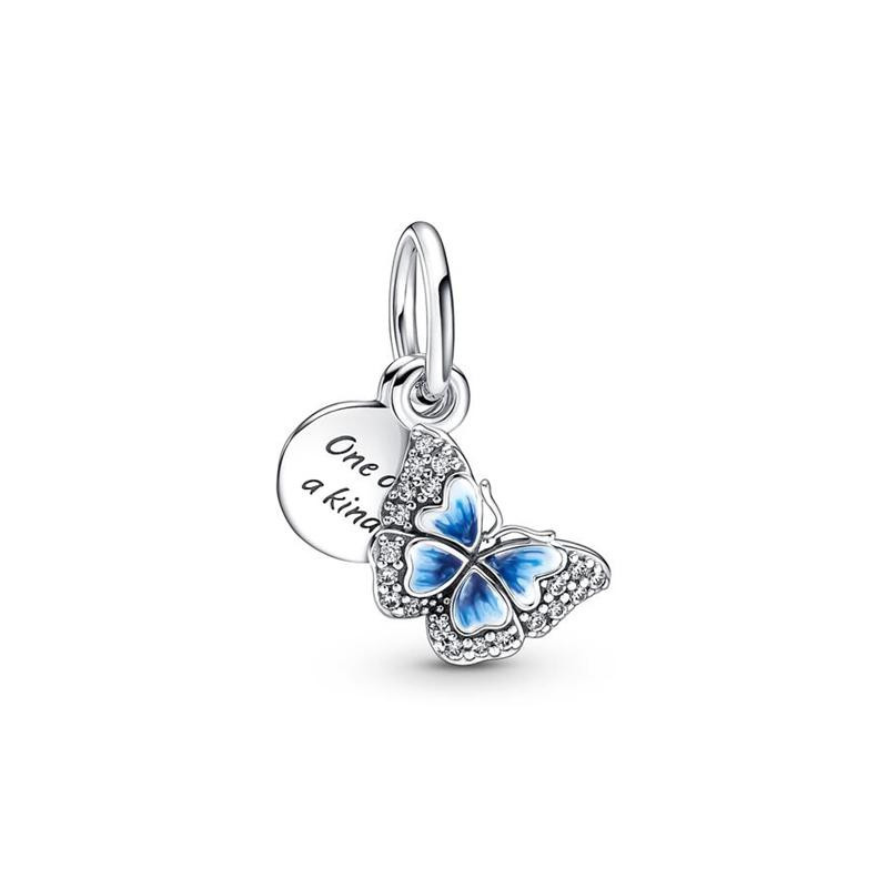 YIRAN Jewelry Anhänger, Schmetterling, Kupfer, Perle, Zirkonia, Damen - Bild 1