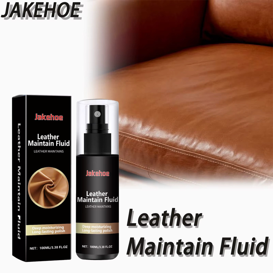 JAKEHOE Lederpflegeflüssigkeit zur Wiederherstellung der Original-Farbtextur, wasserfestes Antifouling Leder-Conditioner-Spray - Bild 2
