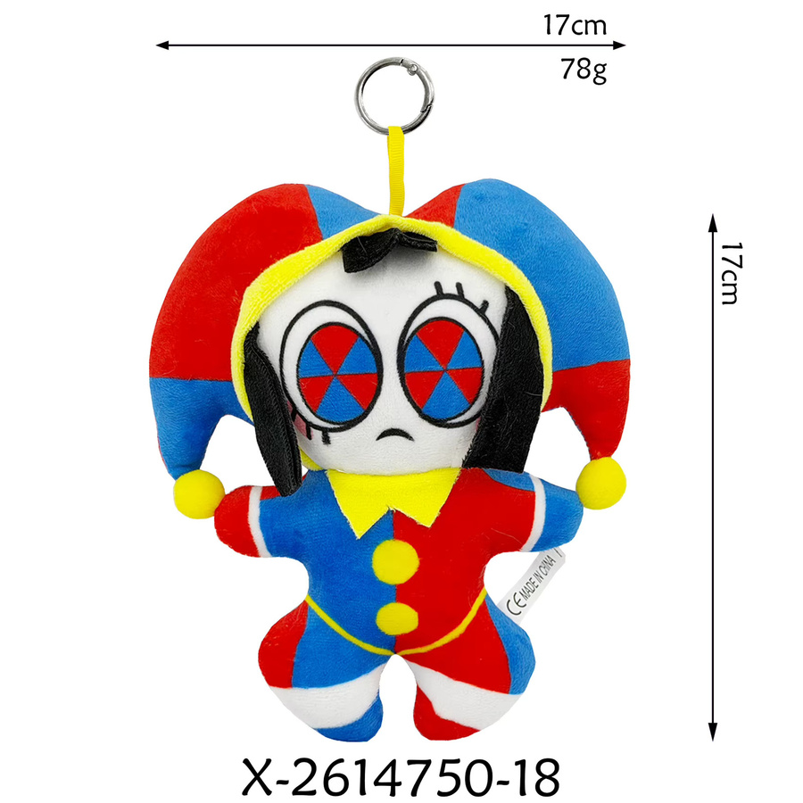 Potdemiel Zirkus-Kaninchen-Clown, Plüschtier, bunt, mehrfarbig - Bild 2