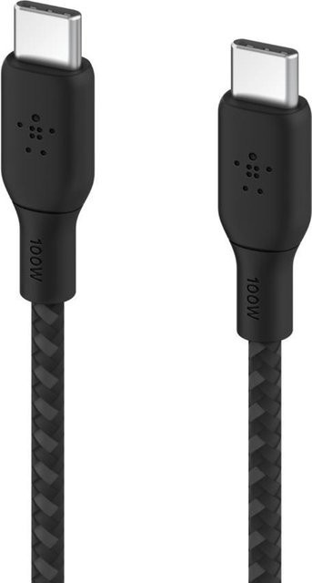 Belkin USB-C auf USB-C Kabel 100W in Schwarz, Länge: 3 m - Bild 1