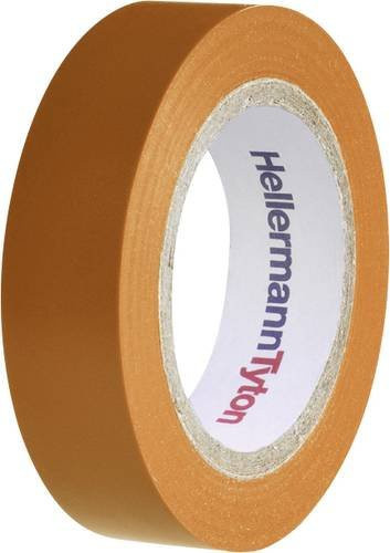 HellermannTyton HelaTape Flex 15 Isolierband Orange Breite: 15 mm, Länge: 10 m - Bild 1