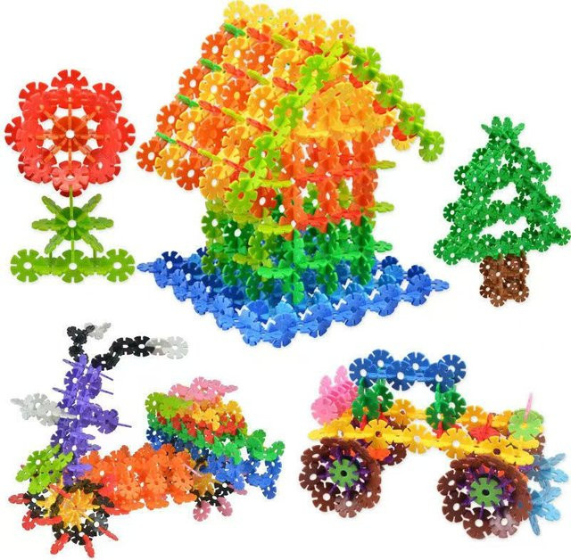 AOBEIBY Schneeflocken, Lernspielzeug, 300-teiliges Set, ab 6 Jahre - Bild 1