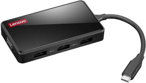 Lenovo USB-C Dockingstation GX91M73945 in Schwarz mit HDMI-Anschluss - Bild 1