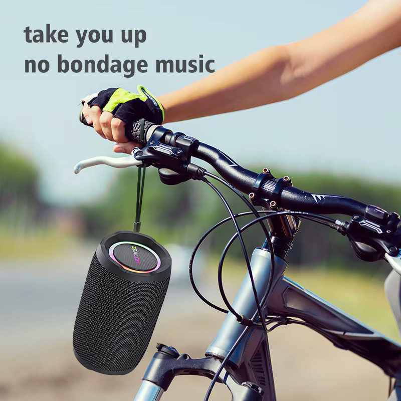 ZEALOT S49 Tragbarer Bluetooth-Lautsprecher mit 20 W, 360-Grad-Stereo-Sound, IPX6 Wasserdicht, Bluetooth 5.2, Schwarz - Bild 3