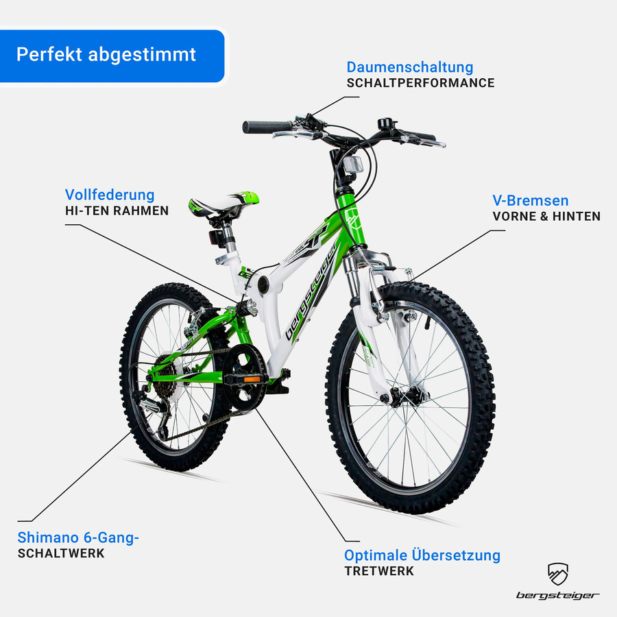 Bergsteiger Mountainbike Montreal 20 Zoll / 24 Zoll - Bild 3