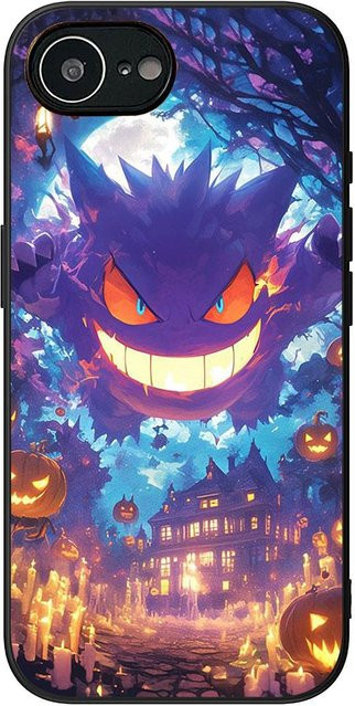 Handyhülle mit Pokémon Gengar und Pikachu Design für Apple iPhone 15 14 11 Pro Max 8 7 SE multicolor - Bild 1