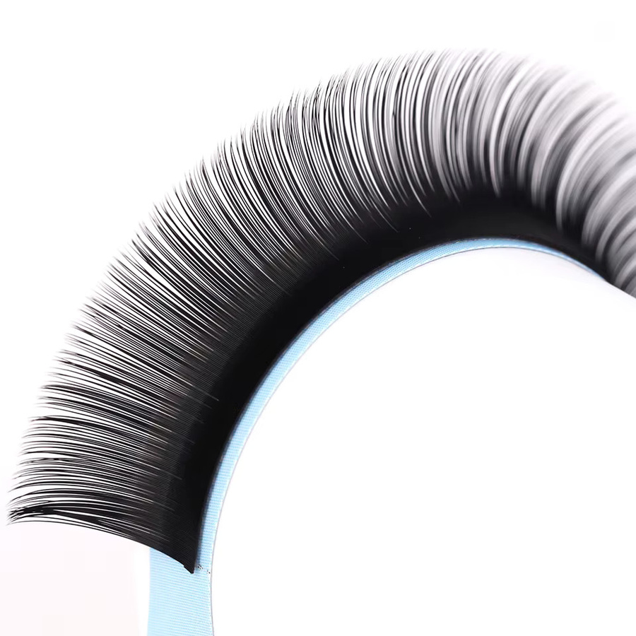 Aguud Einzelne Untere Wimpernverlängerung, J/B Curl, Black, Matt - Bild 4