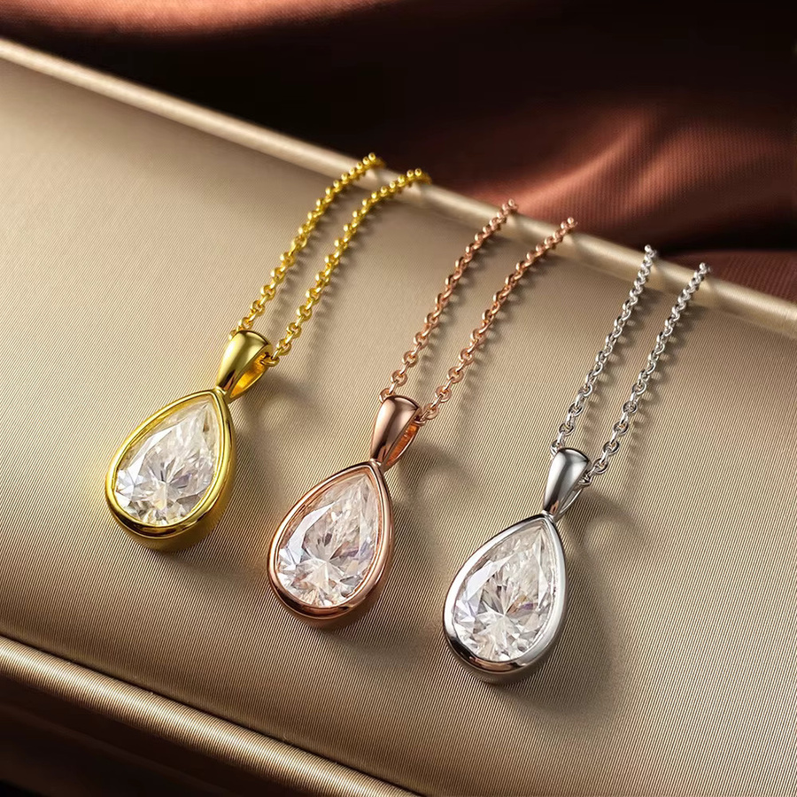 Houtros Anhänger Halskette, 925 Silber, Diamant, Damen - Bild 4