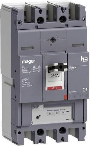 Hager HNJ250GR Leitungsschutzschalter MCB in Grau - Bild 1