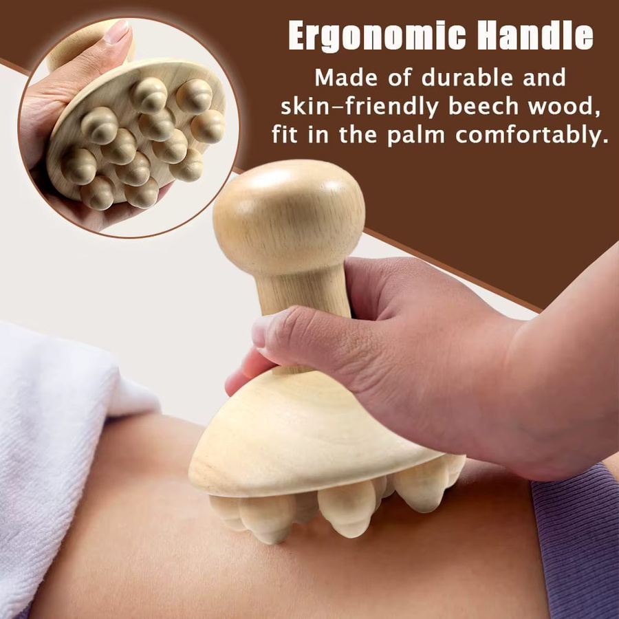 YQQGD Massagebecher für Holztherapie und Lymphdrainage, Unisex - Bild 3