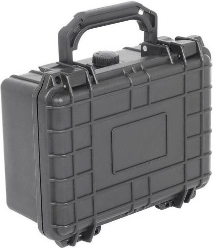 TOOLCRAFT Universal Outdoor-Koffer wasserdicht aus Kunststoff, Schwarz, B: 16,7 cm, T: 20,6 cm, H: 9,0 cm - Bild 1