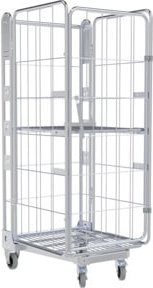 HMH nestainer Metallgestell 1630 ME in Silber, B/T: 73,0 x 84,5 cm - Bild 1