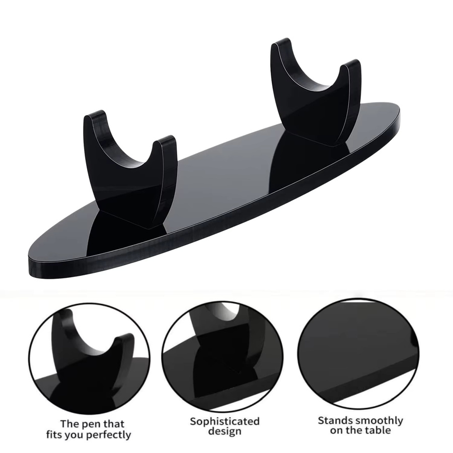 Kreativer Acryl-Stifthalter und Make-up-Pinselhalter aus Kunststoff in Transparent oder Schwarz - Bild 5