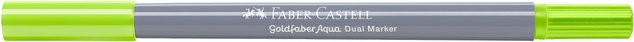 Faber Castell Goldfaber Aqua Dual Marker Lichtgrün mit Brush und Ink Spitze - Bild 1