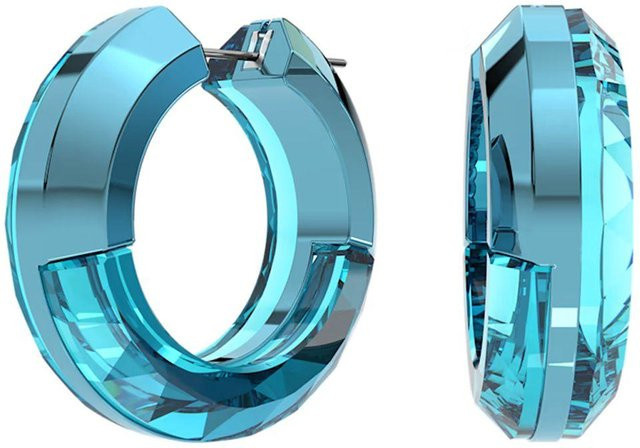 Swarovski Creolen, Blau, Kristall, Damen - Bild 1