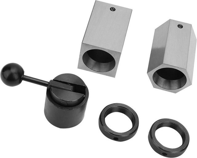aimo 5C Spannzangensatz mit Sechskant-Quadratringen und Spannzangenfutterhalter für Fräsmaschinen und Drehmaschinen, Silber - Bild 1