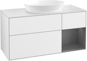 V&B Waschtischunterschrank Finion in Weiß lackiert, Breite: 120 cm, Tiefe: 50,1 cm, Höhe: 50,1 cm - Bild 1