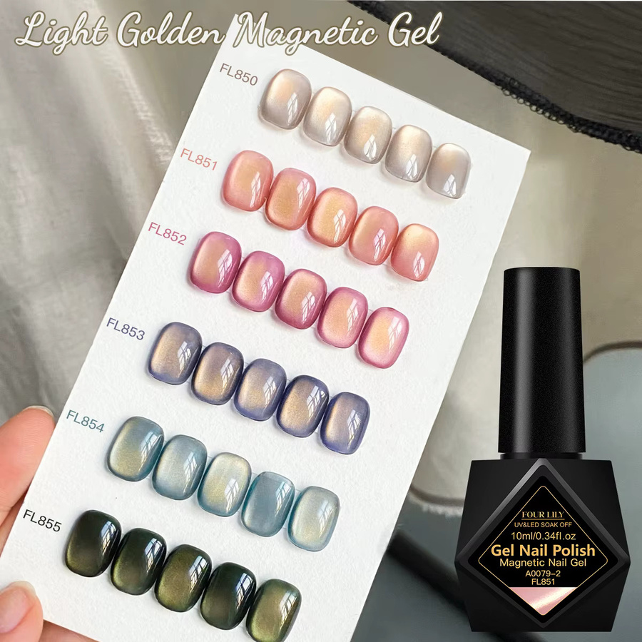 Four Lily Nagellack, Gold, Schimmernd, 10 ml - Bild 3