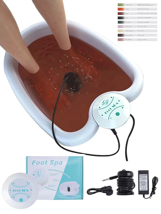 Monclique Elektrische Fuß Detox Hydrotherapie Maschine, Weiß - Bild 4