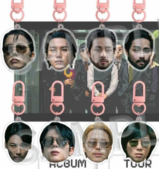 Bandai Schlüsselanhänger, Acryl, Seven Members Koreanischer Boy-Idol - Bild 1